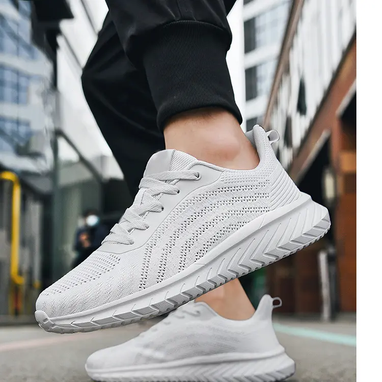 Fujian Supplier Popular Footwear Breathable Zapatillas Custom Shoes Men Sport Sneakers